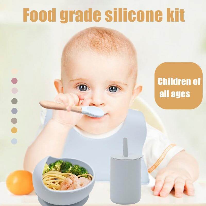 Baby Silicone Feeding Set - Baby Bubble Store