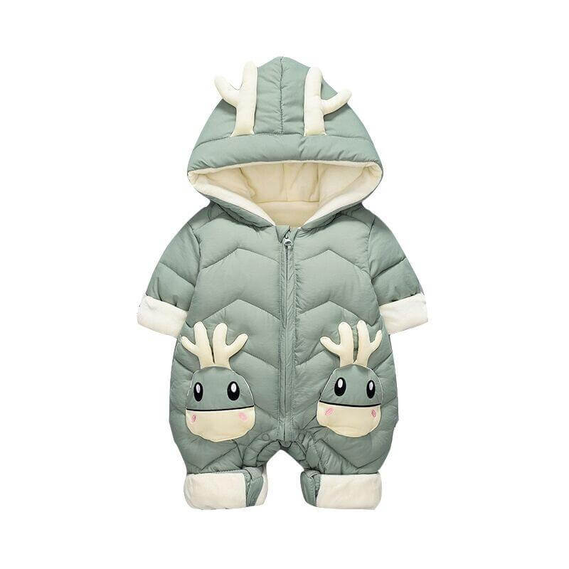 Baby Thick Winter Jumpsuit - Baby Bubble Store