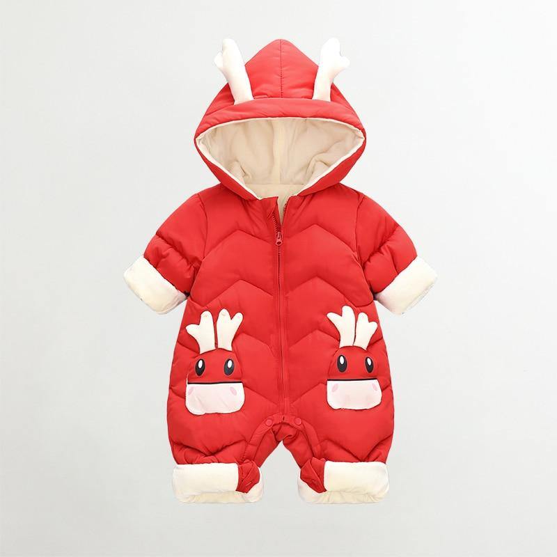 Baby Thick Winter Jumpsuit - Baby Bubble Store