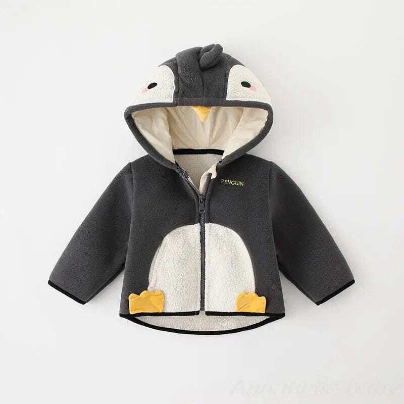 Casual Baby Jacket Animal Cartoon - Baby Bubble Store