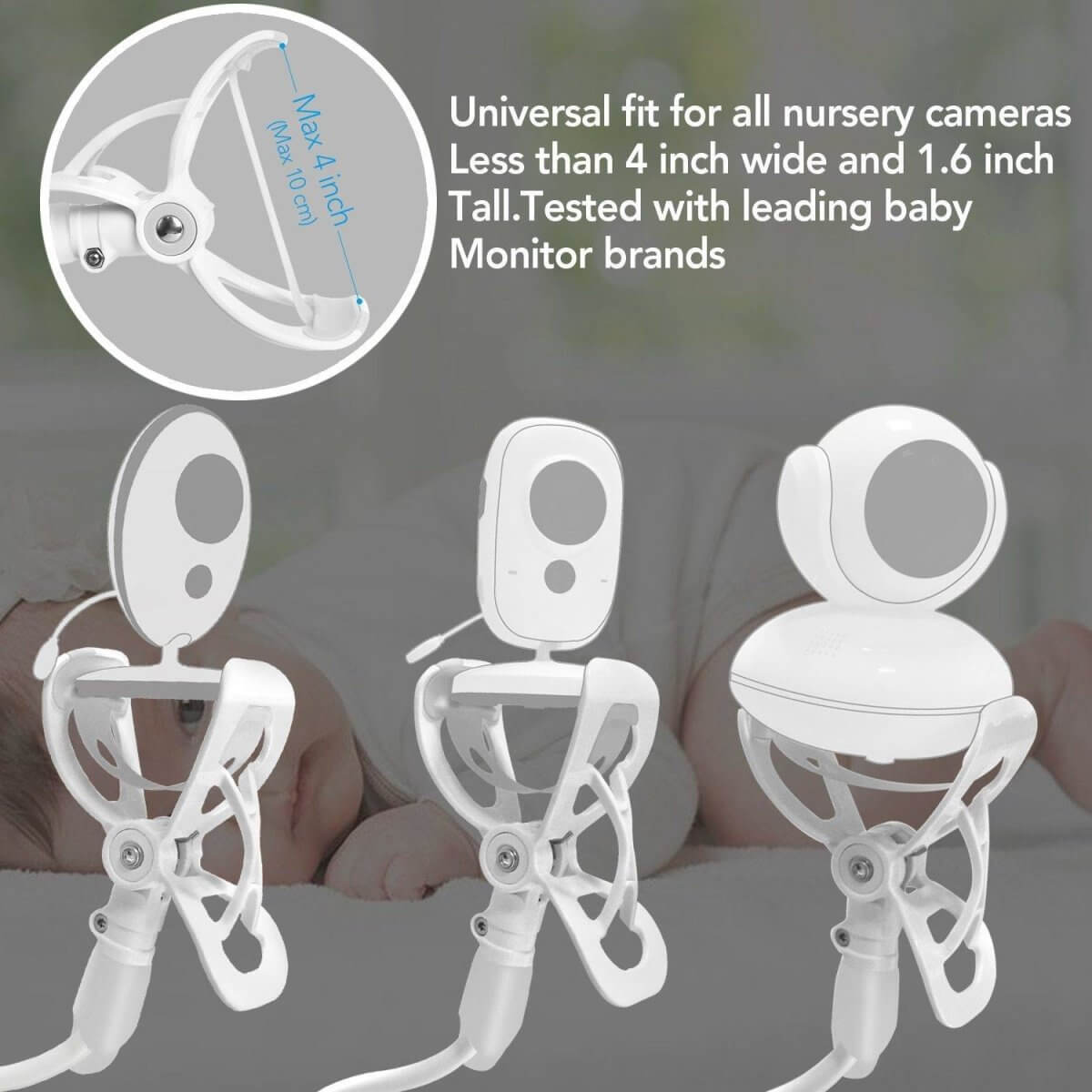 Flexible Baby Monitor Shelf Holder - Baby Bubble Store