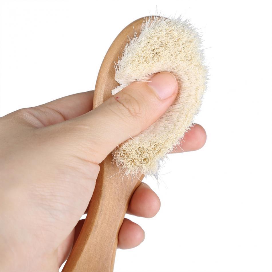 Natural Wool Baby Wooden Brush - Baby Bubble Store