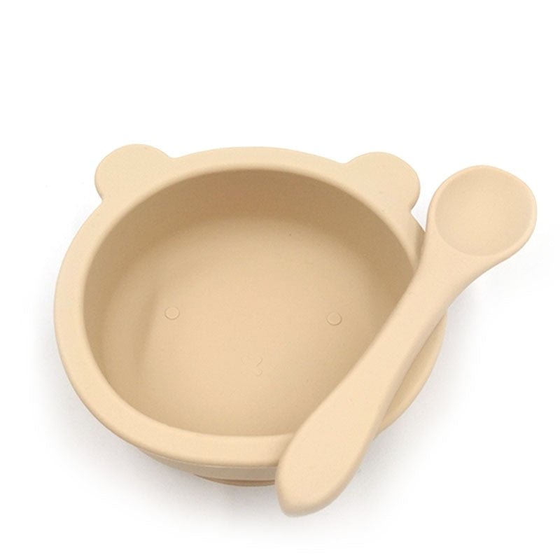 Silicone Baby Feeding Bowl With Spoon - Baby Bubble Store