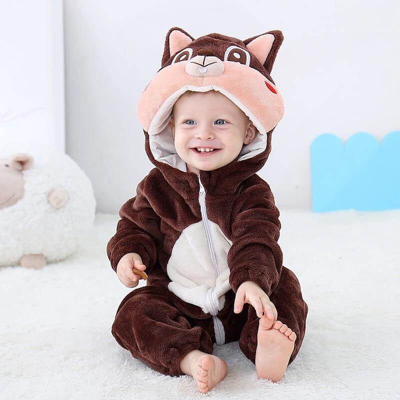 Soft Baby Animal Romper - Baby Bubble Store