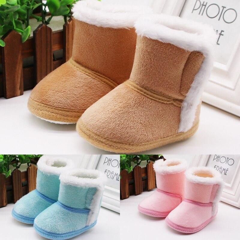 Soft Sole Fur Snow Booties - Baby Bubble Store