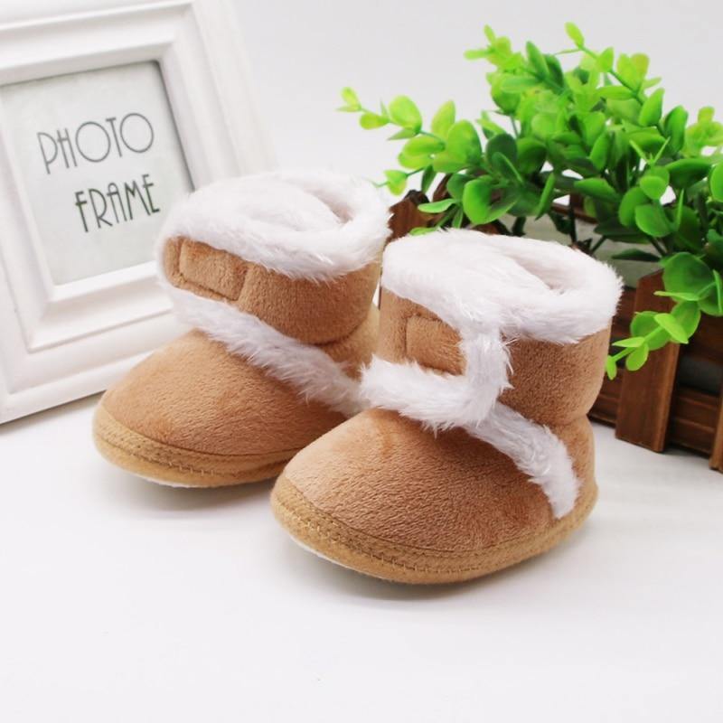 Soft Sole Fur Snow Booties - Baby Bubble Store